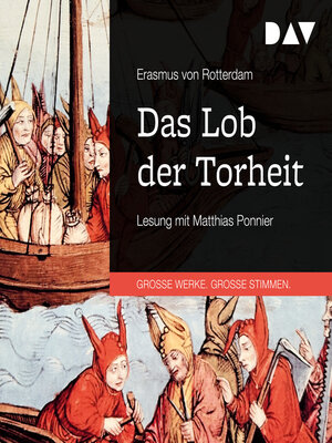 cover image of Das Lob der Torheit (Gekürzt)